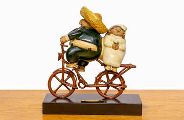 Novios en bici