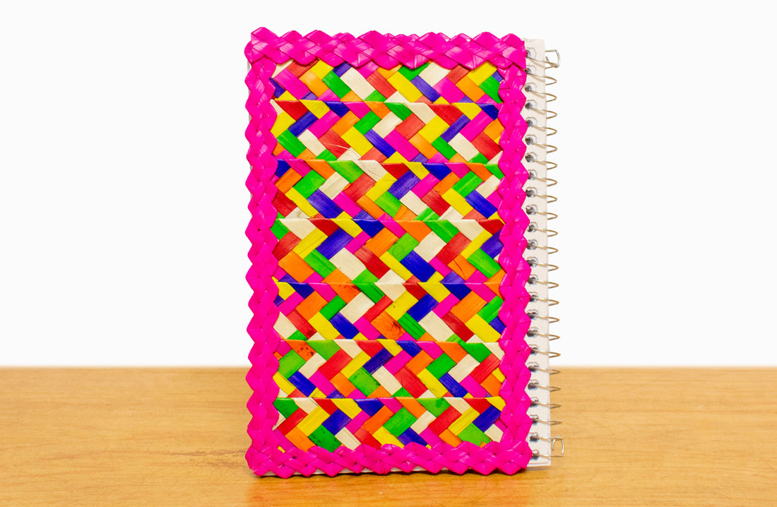 Libreta cubierta de palma mini