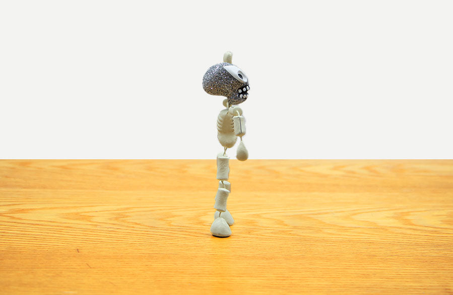 Luchador articulado máscara plata