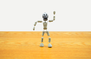 Luchador articulado máscara plata