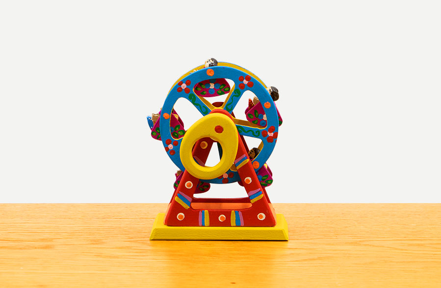 Mini rueda de la fortuna Arcoiris