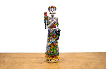 Catrina Frida con animales