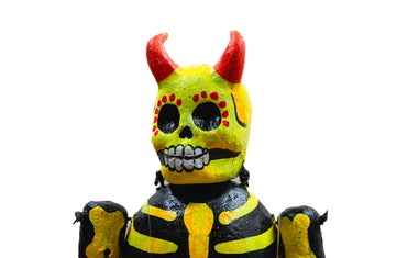 Marioneta Calaca amarilla