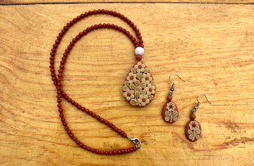 Juego de joyería de barro