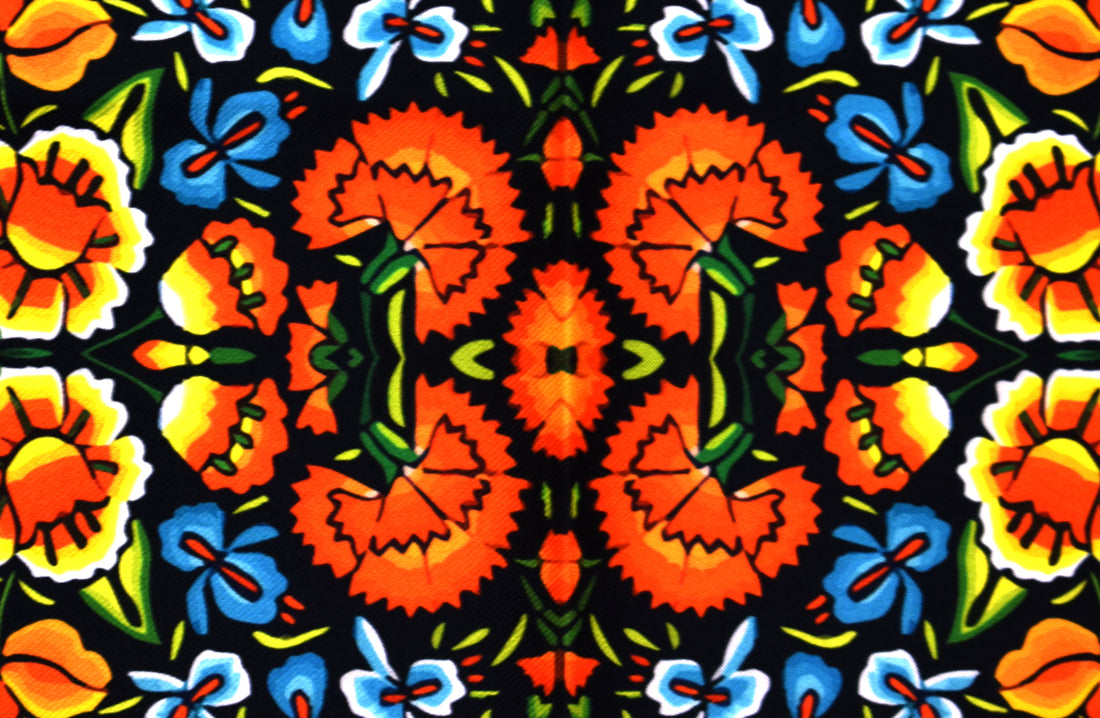 Mandíl Flores tehuanas