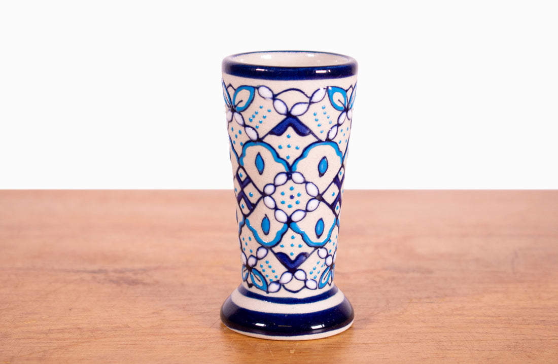 Juego tequilero de 4 piezas decorado