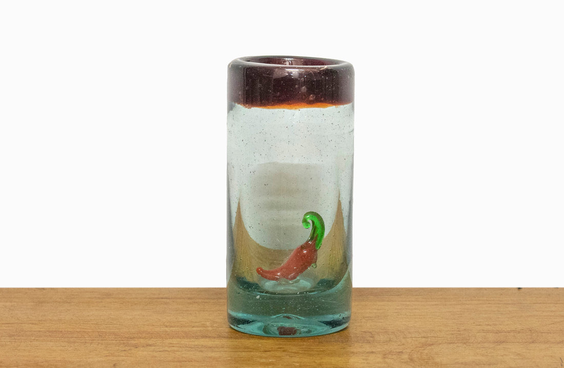 Juego de tequileros filo rojo