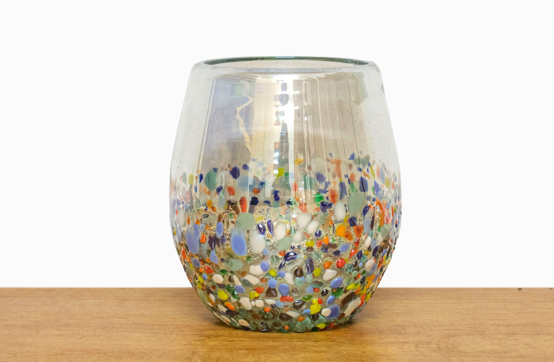 Juego de vasos para vino granizados