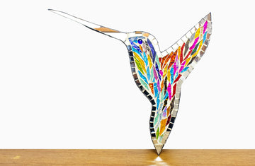 Colibrí de vitromosaico