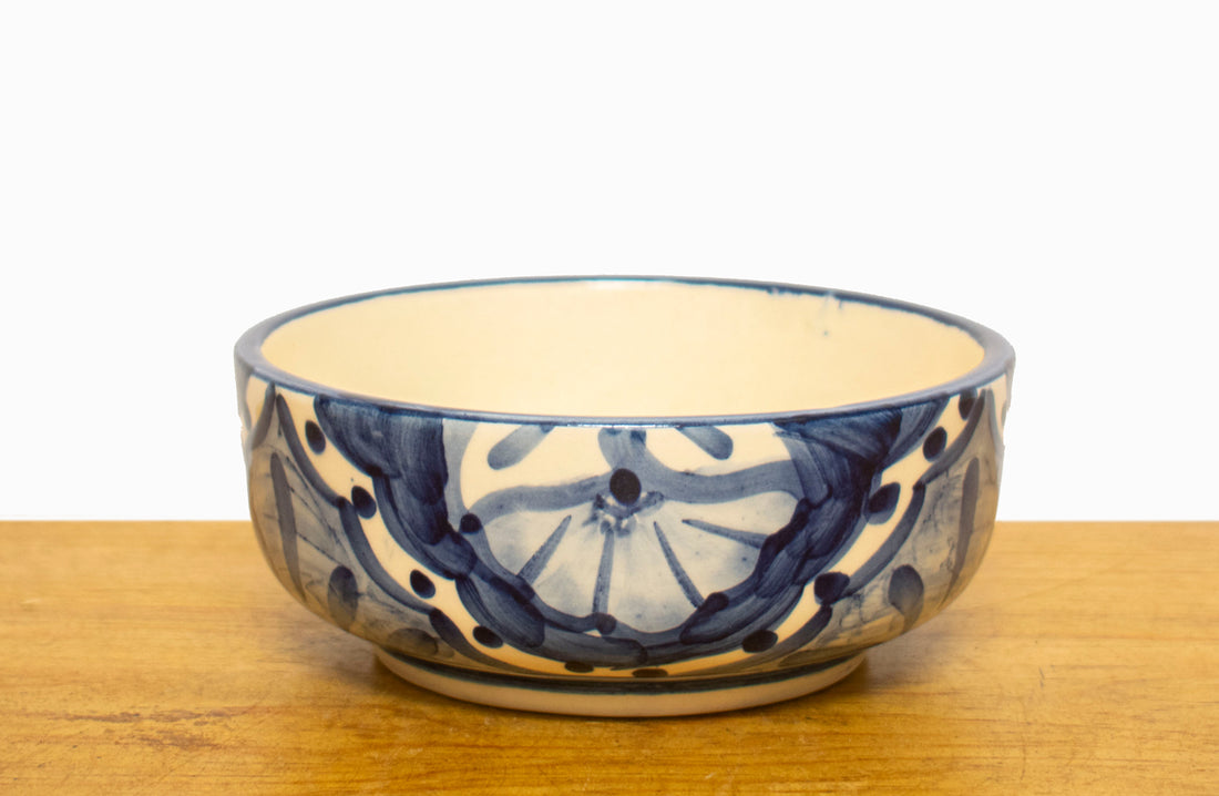 Servicio de Talavera Cobalto para 4 personas