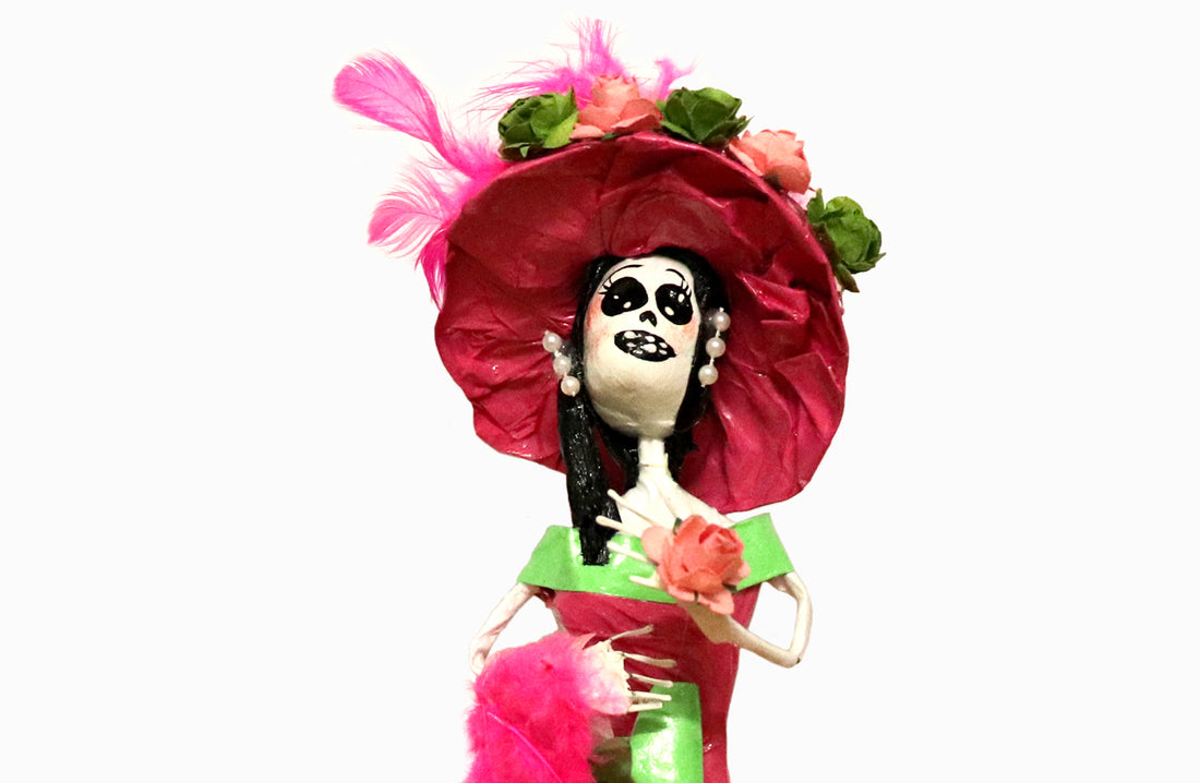 Catrina elegante rosa