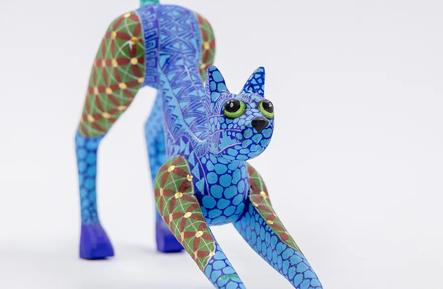 Alebrije cgato azul 4