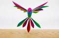 Alebrije colibri azul chico