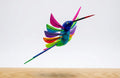 Alebrije colibri verde grande