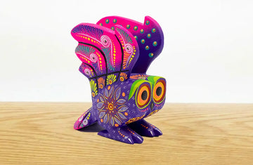 Alebrije lechuza rosa 1