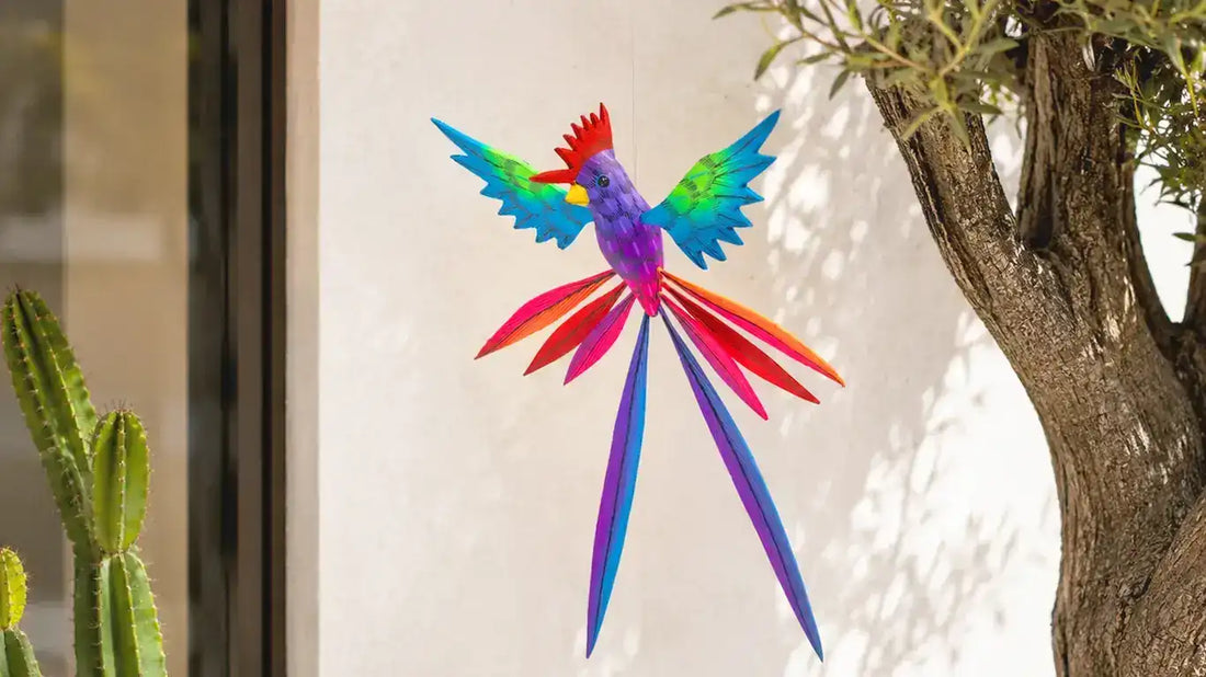 Alebrije quetzal morado 1