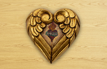 Corazón con alas Sagrario