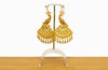 Aretes pavo real grande