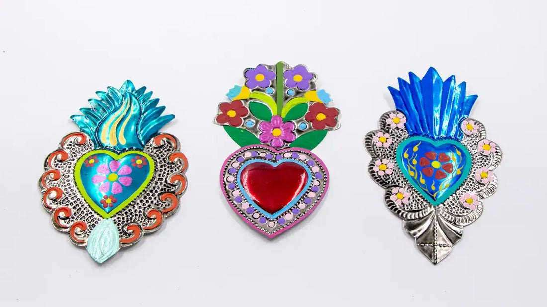Juego de corazones latón 1