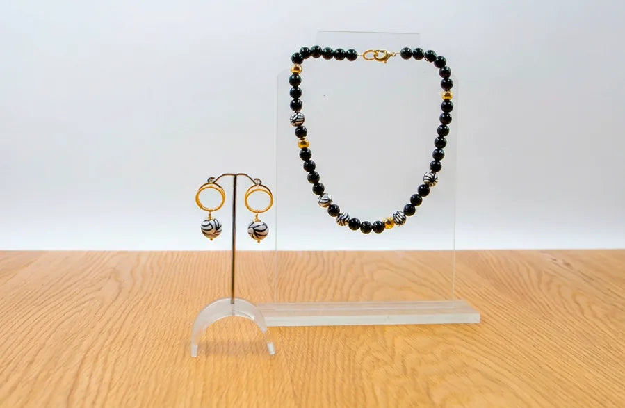 Juego de collar y aretes Cocula
