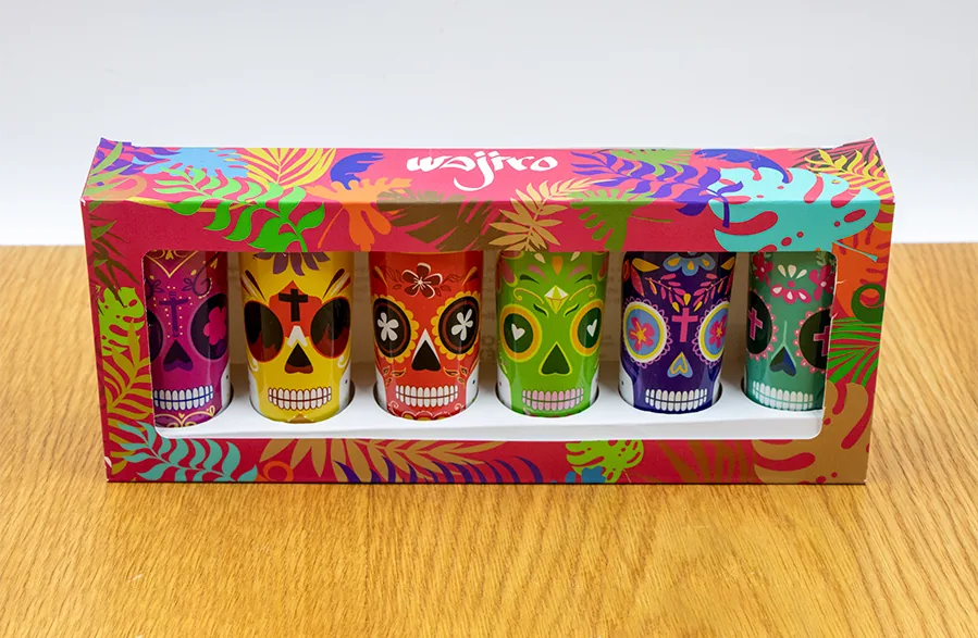 Juego de tequileros calavera
