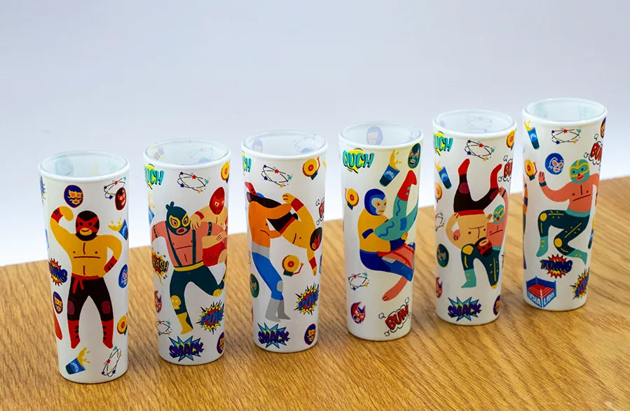 Juego de tequileros luchadores 2