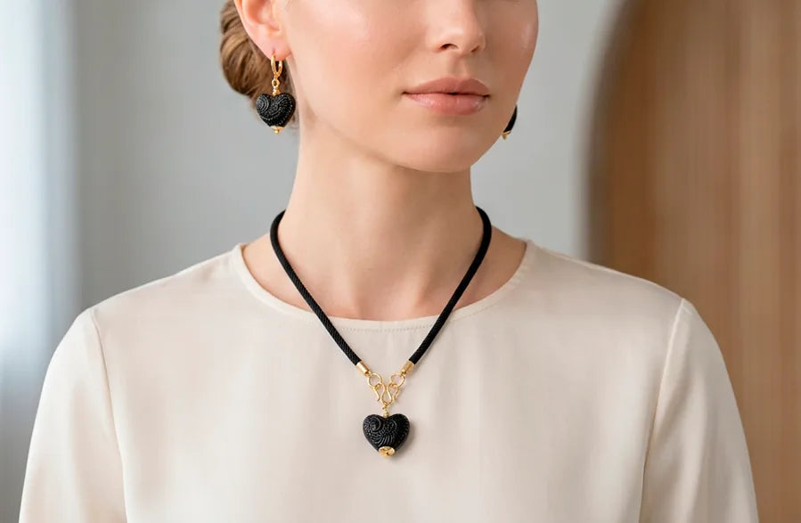 Juegos de collar y aretes Ayutla 5
