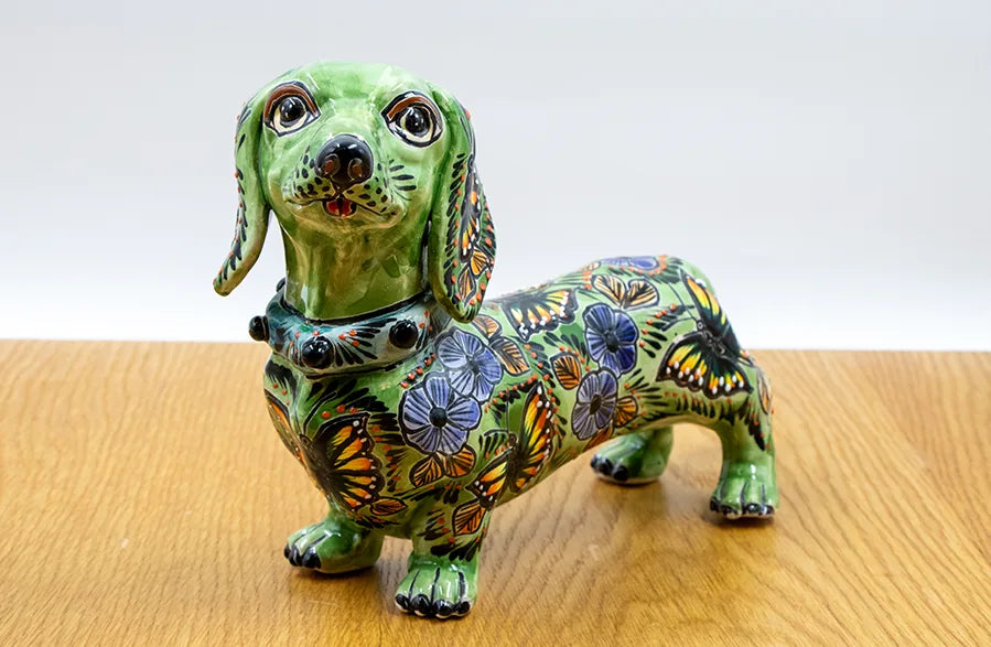Perro salchicha de cerámica 1