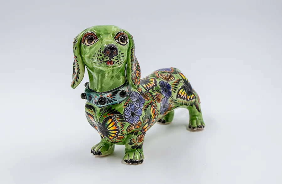 Perro salchicha de cerámica 3
