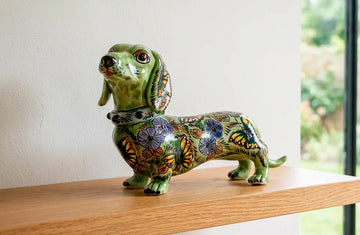 Perro salchicha de cerámica 5
