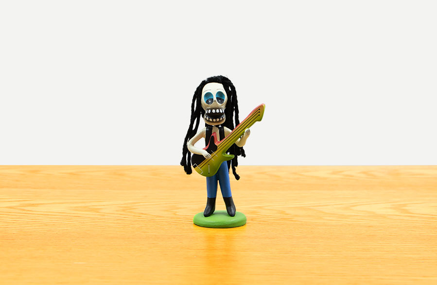 Rockero calavera 4