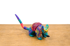 Alebrije armadillo naranja