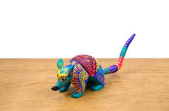 Alebrije armadillo naranja