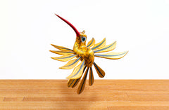 Alebrije colibrí dorado