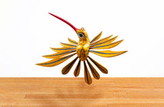 Alebrije colibrí dorado