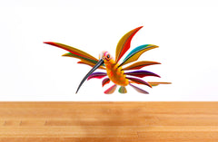 Alebrije colibrí rosa