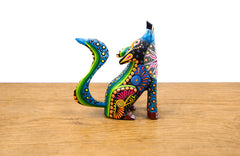 Alebrije coyote azul