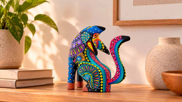 Alebrije Coyote Sosa azul