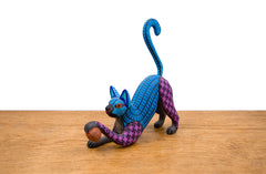 Alebrije fino gato azul