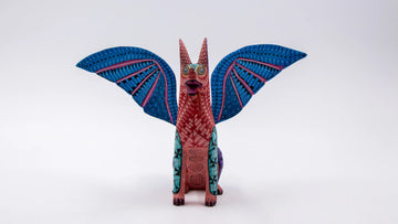 Alebrije Xolo con alas Esteban
