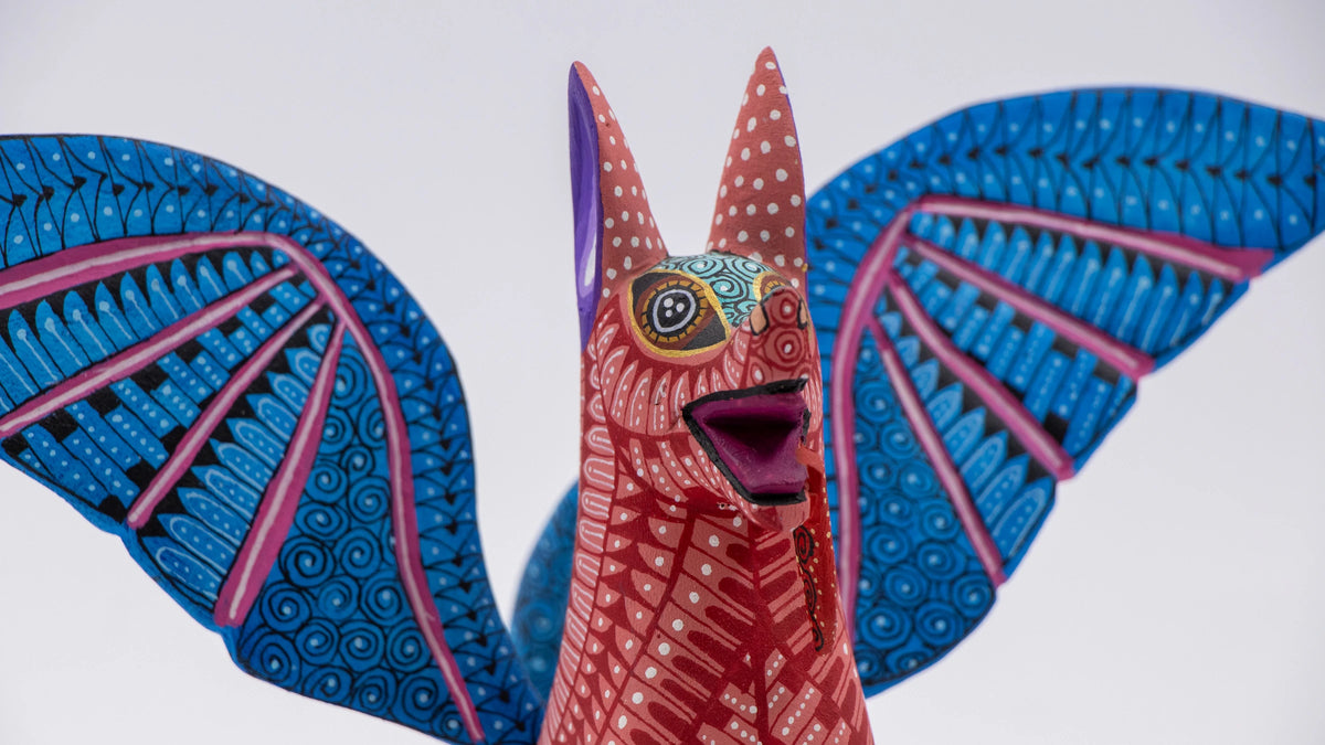 Alebrije Xolo con alas Esteban