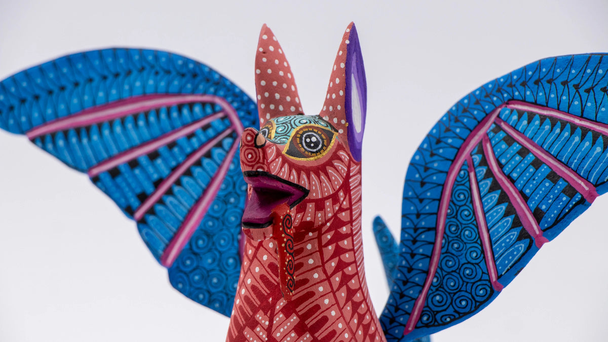 Alebrije Xolo con alas Esteban