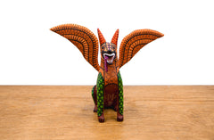 Alebrije xolo naranja