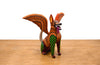 Alebrije xolo naranja