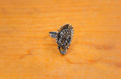 Anillo de plata Catrina