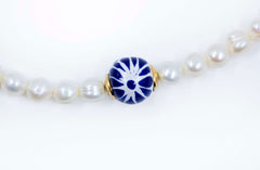 Collar perlas y talavera Olga