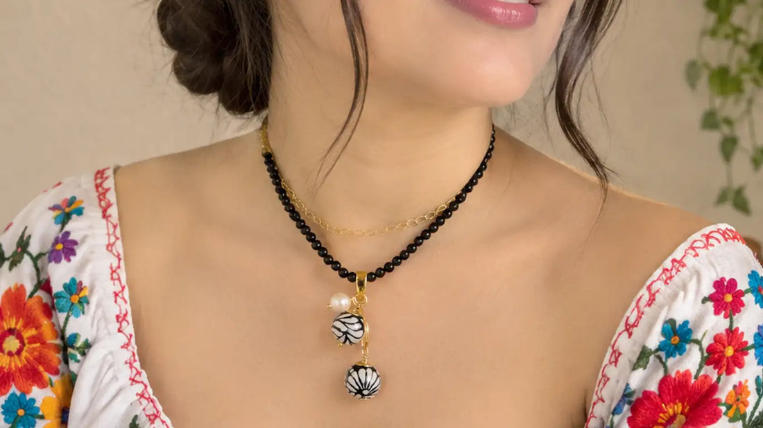 Collar Perla Negra