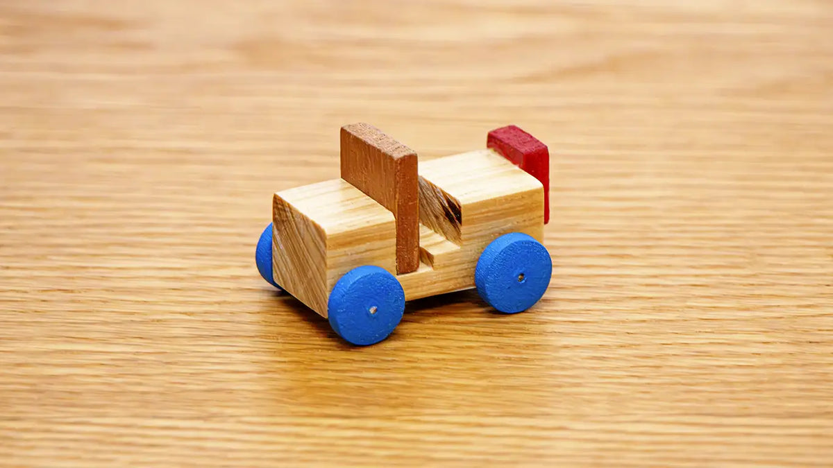 Juego de juguetes mini de madera