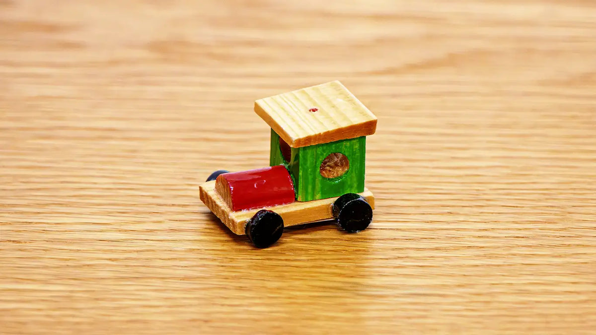 Juego de juguetes mini de madera