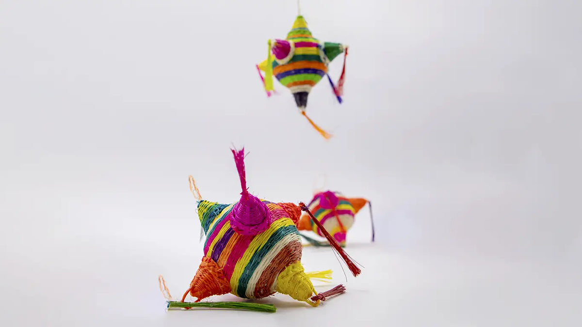 Juego de piñatas de ixtle